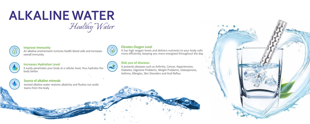 Alkaline water producer products manufacturer