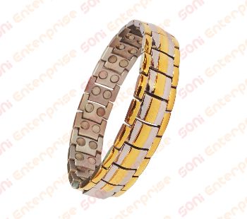 Buy Young  Forever Bio Magnetic Therapy Magnetic Bracelets For Men Pain  Relief Titanium Steel Strong Magnets Adjustable Bracelet Silver Golden  Titanium Steel Stone Bracelet Online at Best Prices in India 